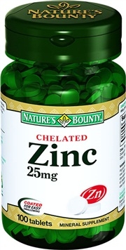 Natures Bounty Chelated Zinc